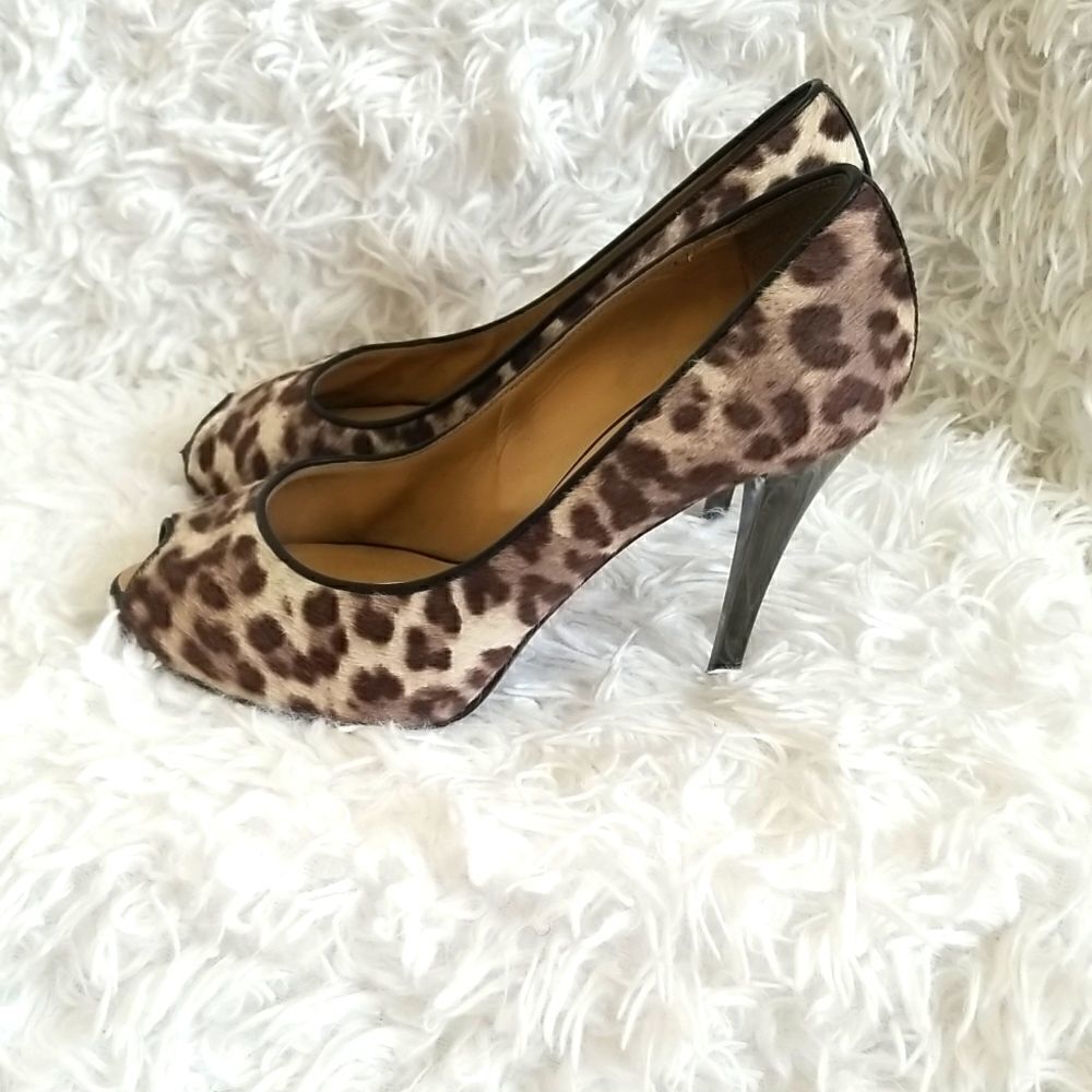 Giuseppe Zanotti Animal Print Pumps Sz 7.5 - Picture 3 of 12